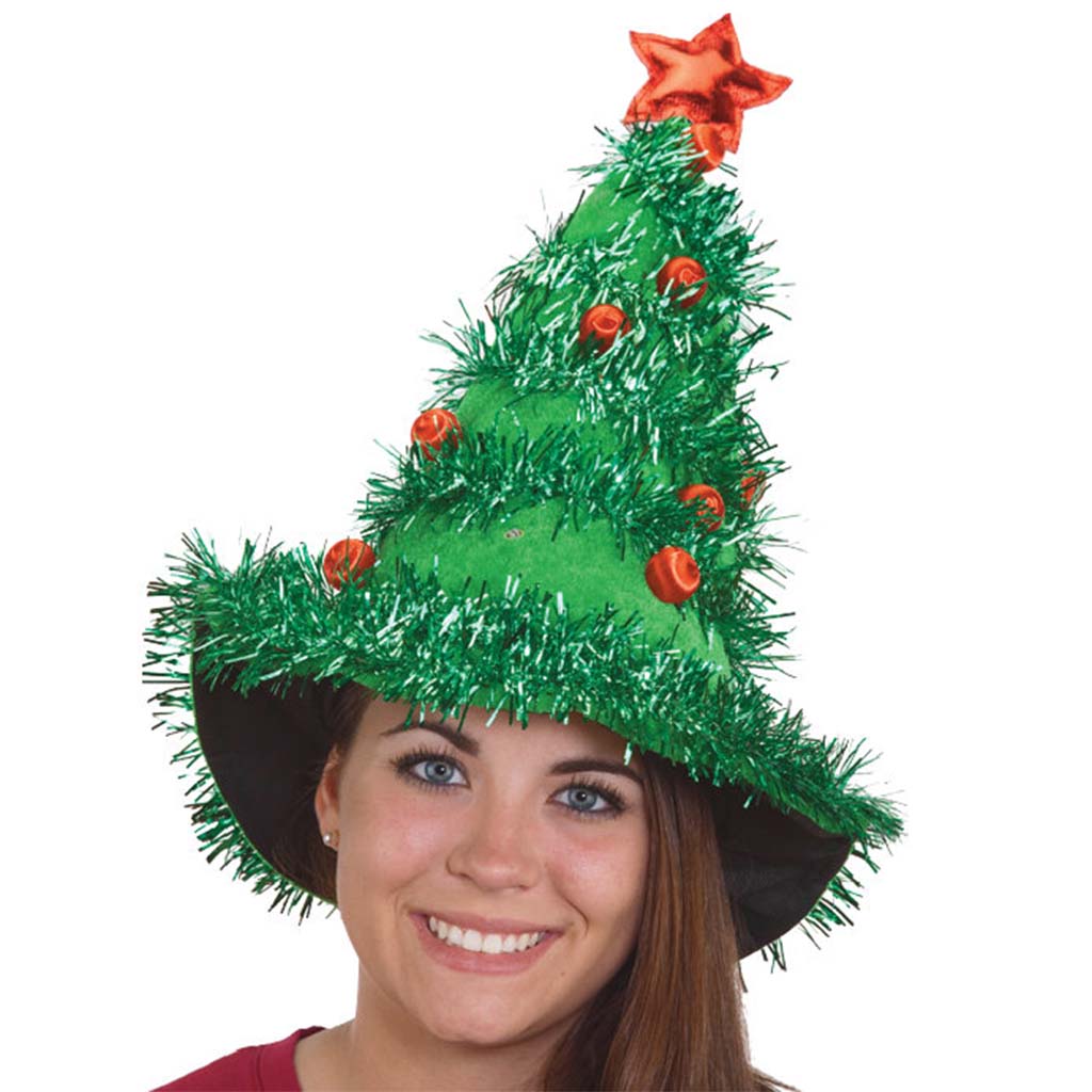 Light-Up Christmas Tree Hat