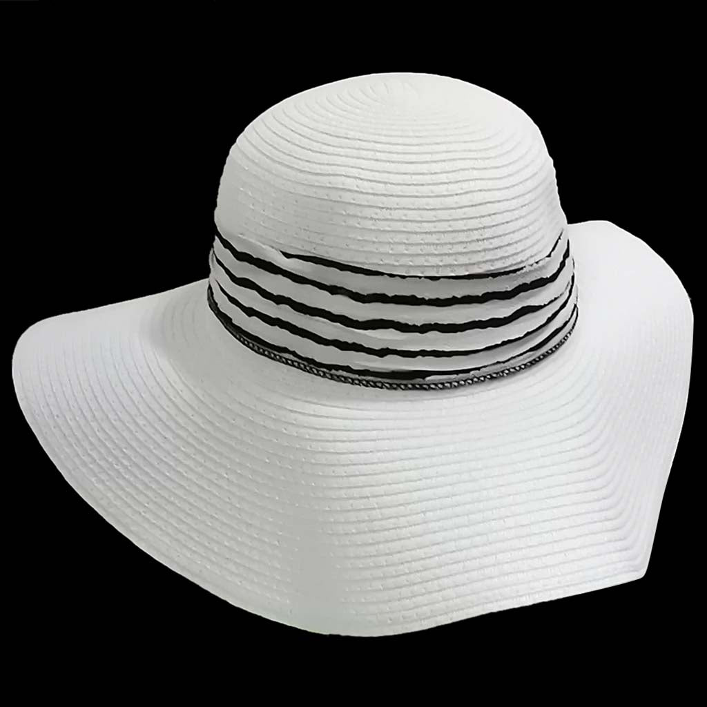 Toyo Swinger with Band &amp; Bow, White