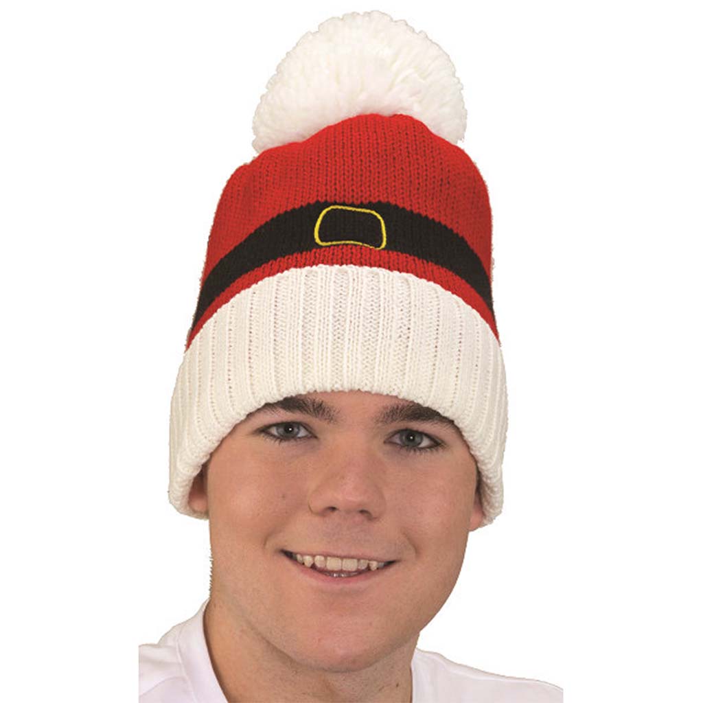 Santa Pants Knit Hat