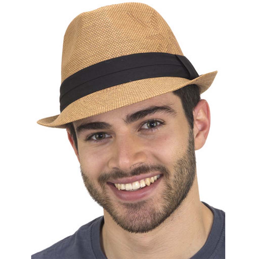 Toyo Fedora with Black Pleated Band