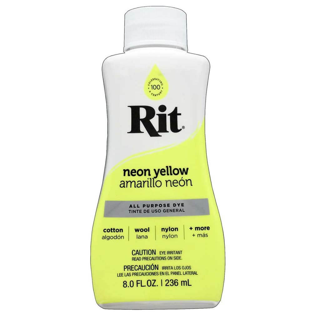 Rit All Purpose Liquid Dye Neon Yellow 8oz