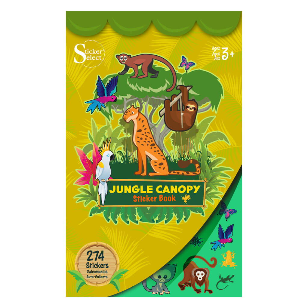 Jungle Canopy Sticker Book 9.5in x 5.75in