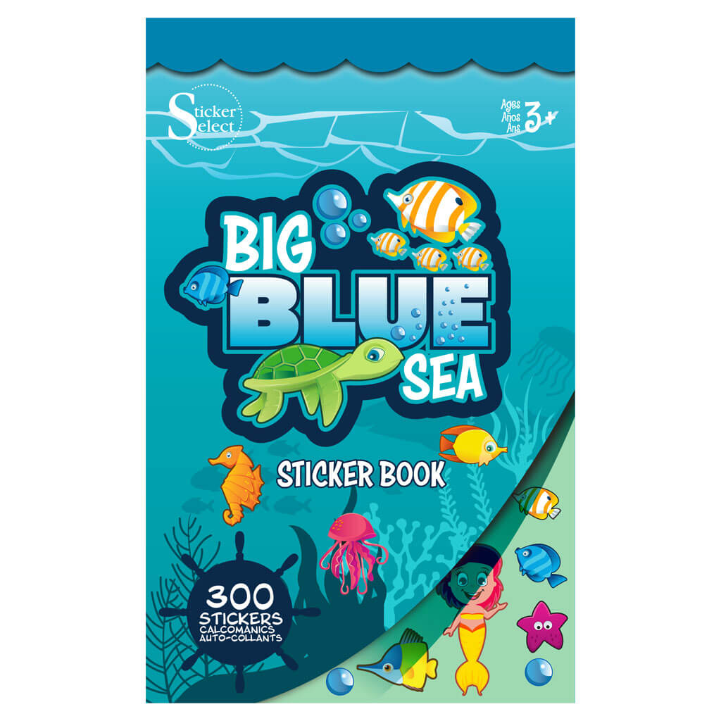 Big Blue Sea Sticker Book 9.5in x 5.75in