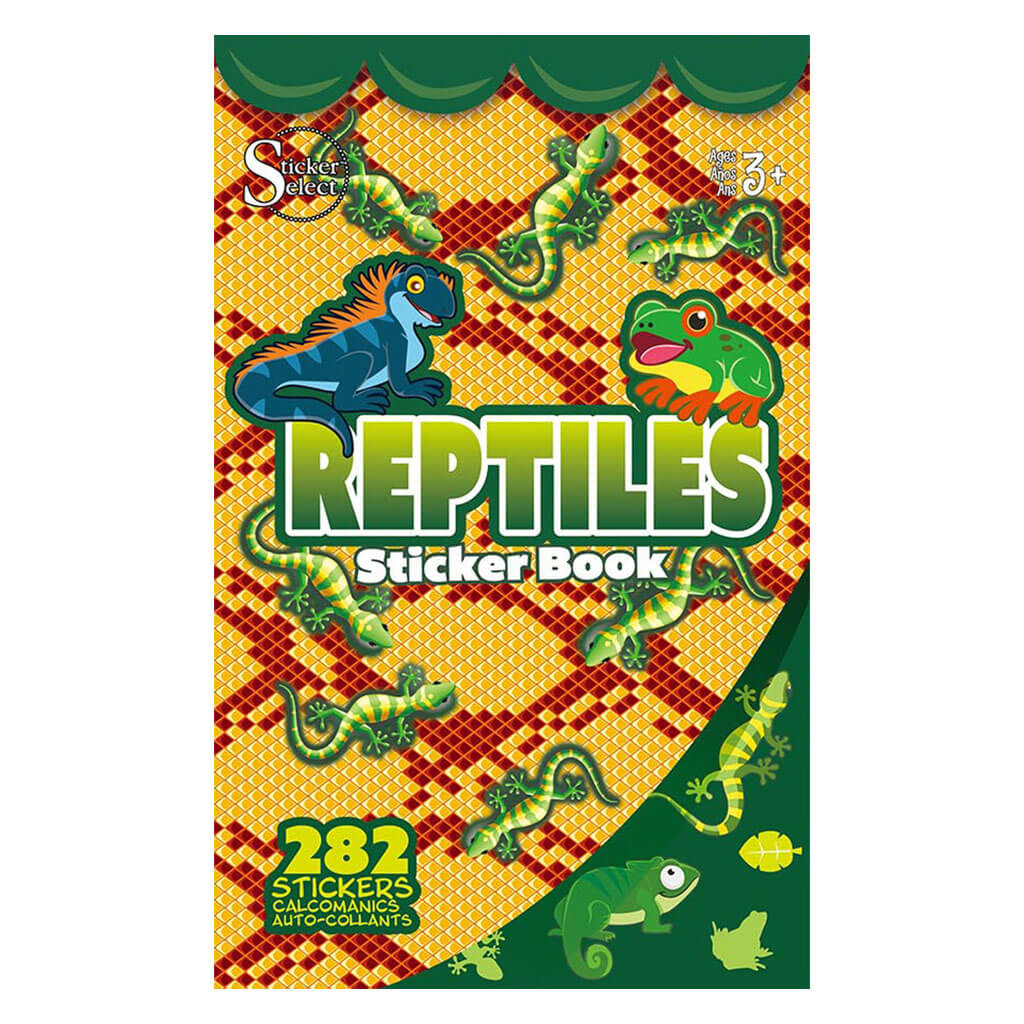 Reptiles Sticker Book 9.5in x 5.75in