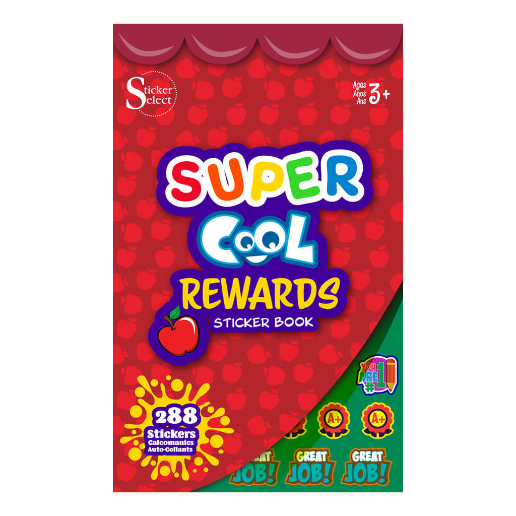 Super Cool Rewards Sticker Book 9.5in x 5.75in