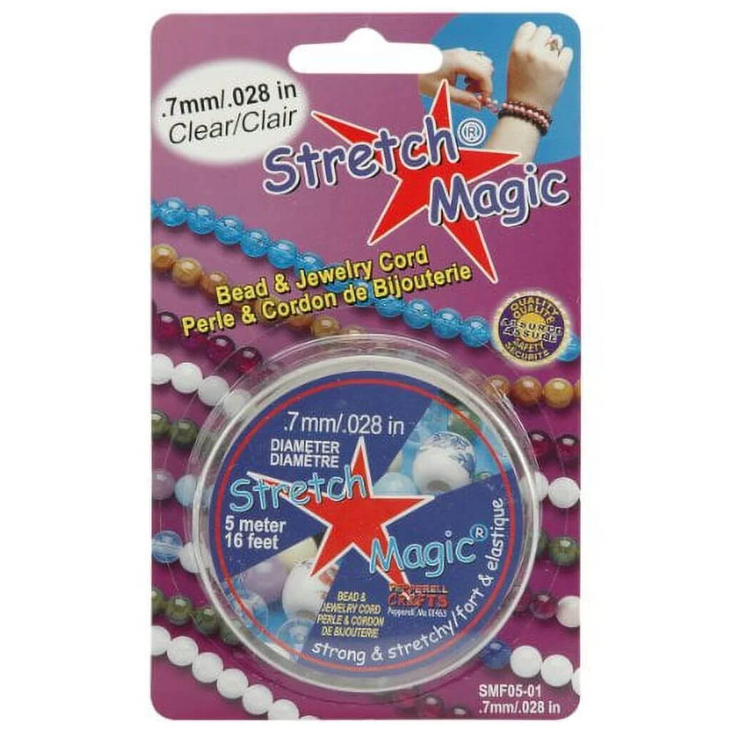 Stretch Magic Bead &amp; Jewelry Cord .7mm x 5m Clear