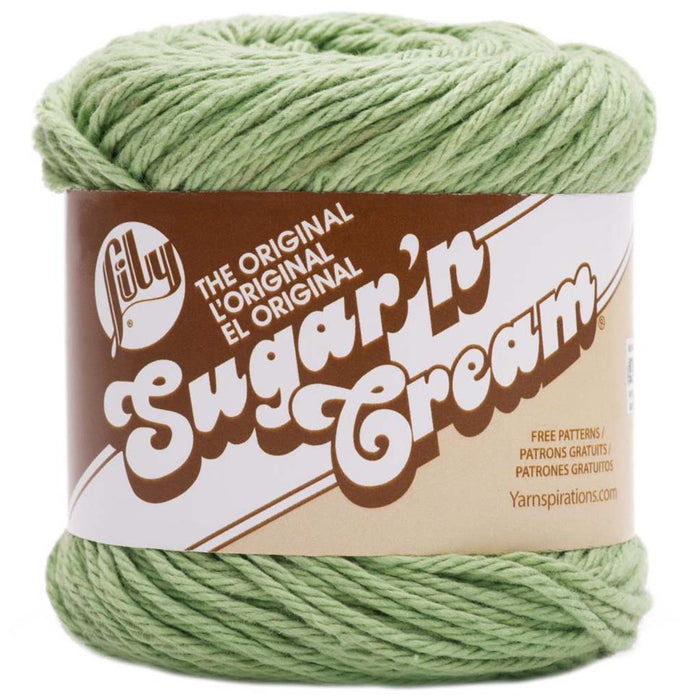 Lily Sugar'n Cream Yarn, Solids Meadow