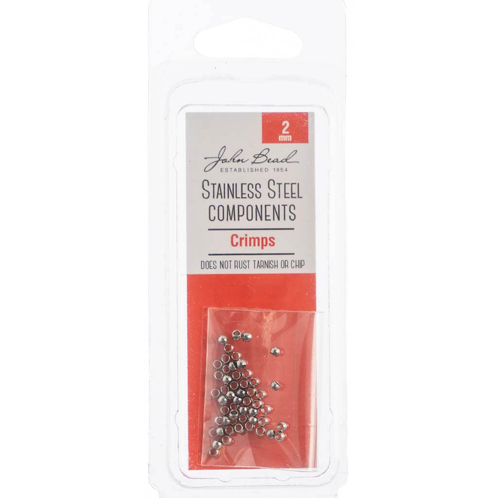 Stainless Steel Crimp Beads 50/Pkg