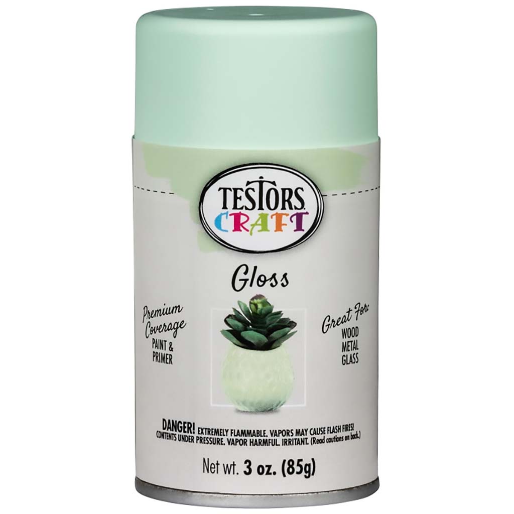 Spray Paint Gloss Mint Green, 3oz