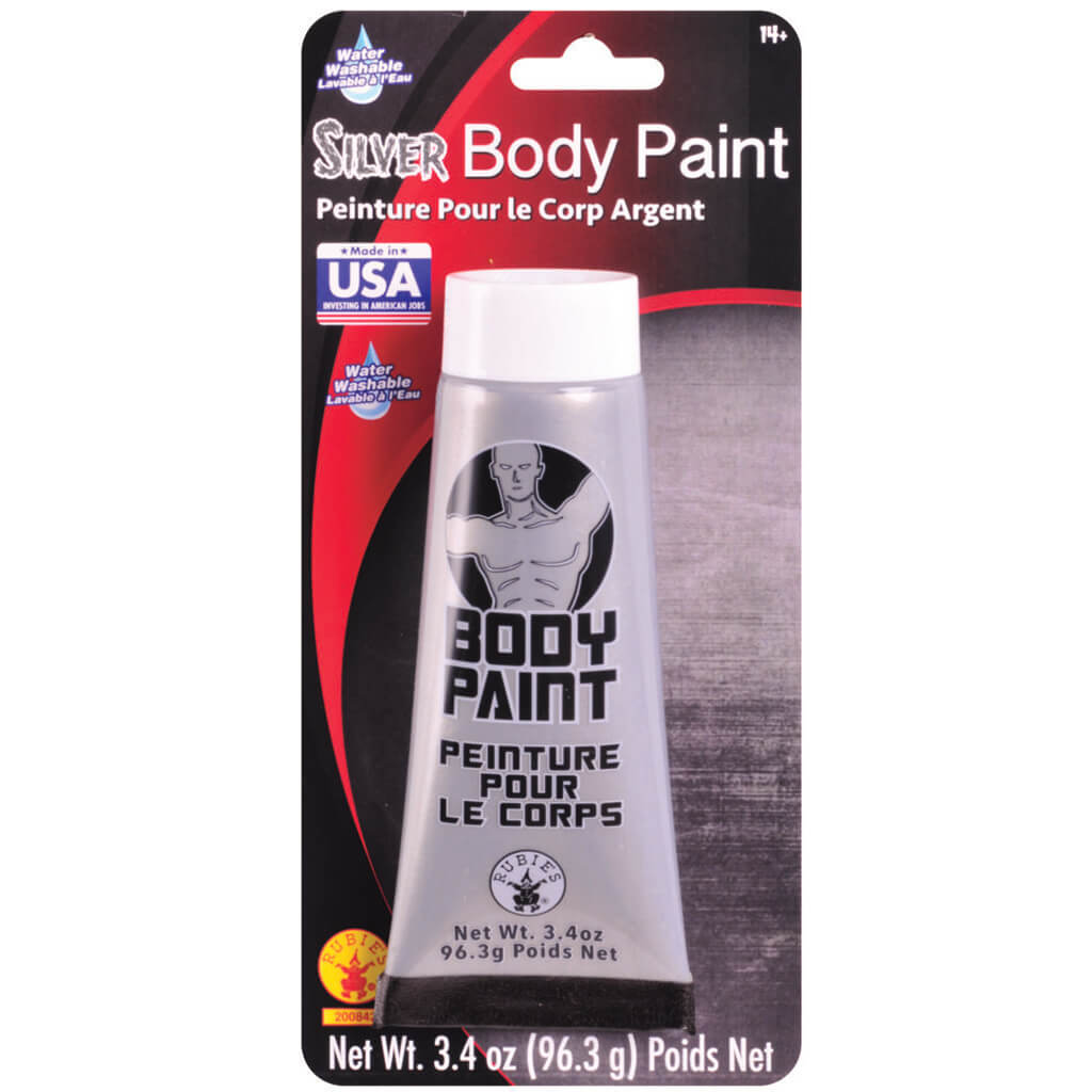 Makeup Body Paint Silver, 3.4oz