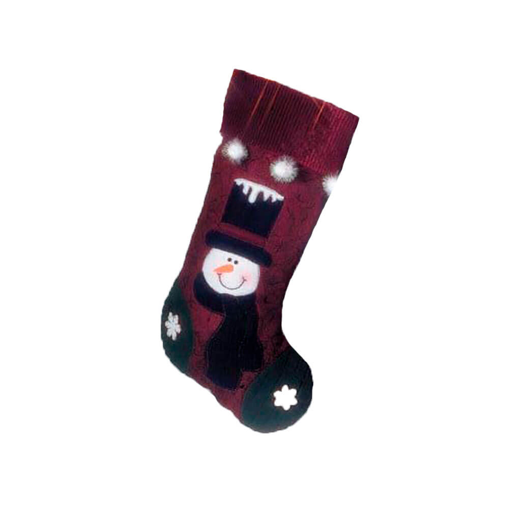 Stocking with Applique 20in