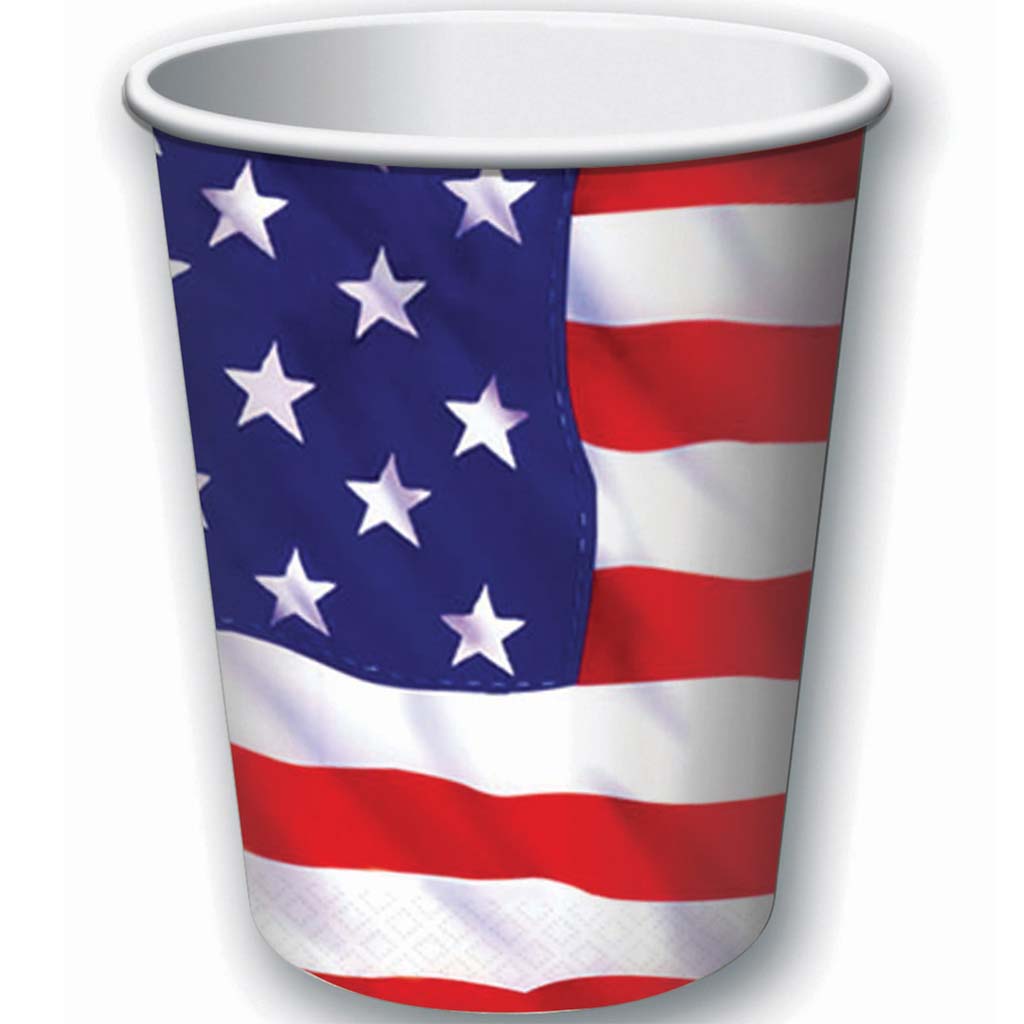 Patriotic Cups, 9oz