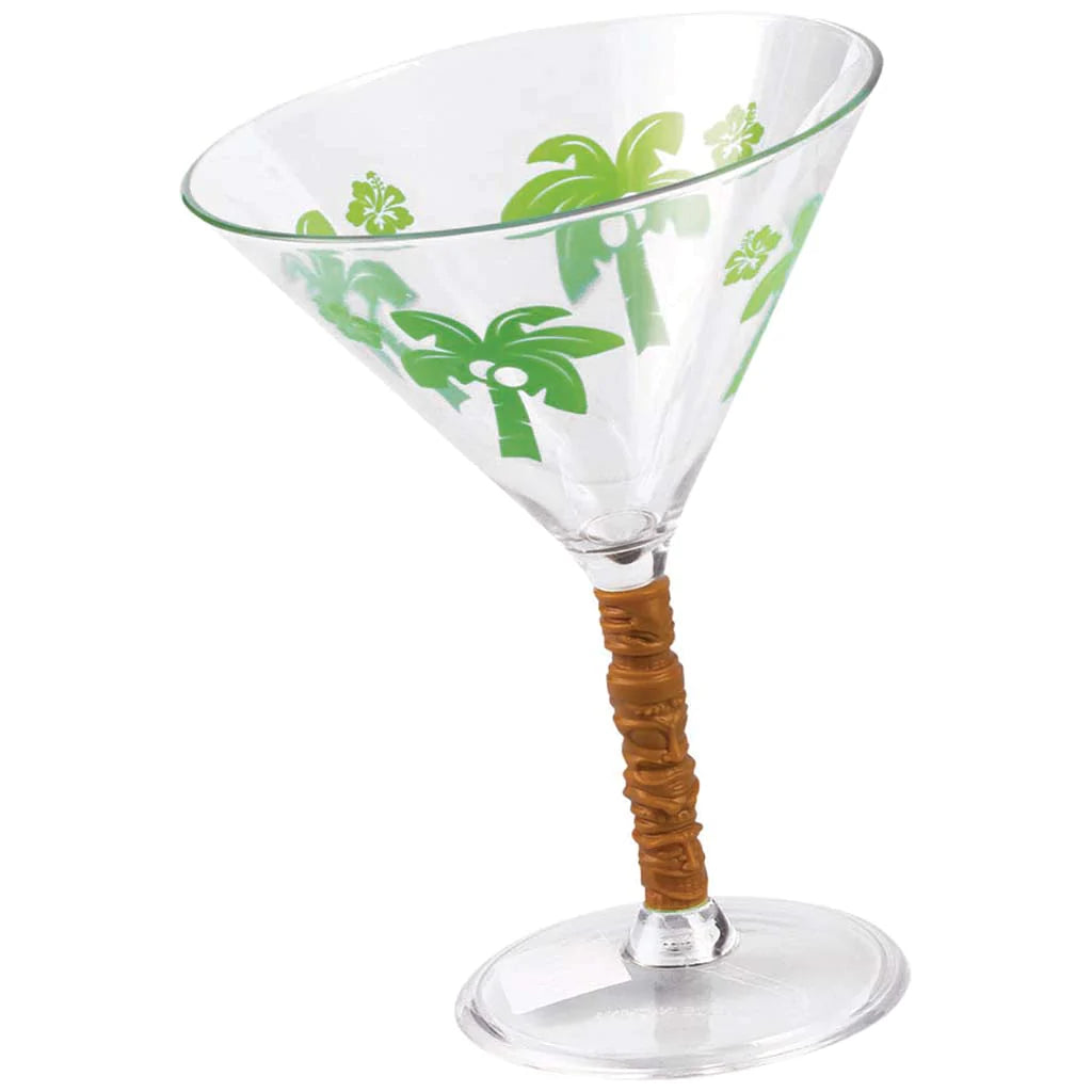 Martini Glass with Tiki Stem