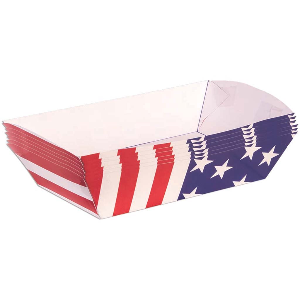 Patriotic Paper Trays