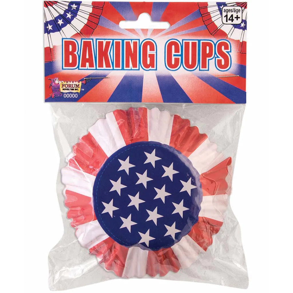 Patriotic Baking Cups