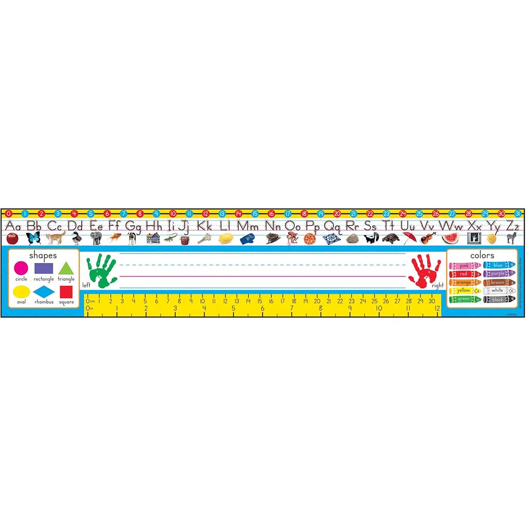 PreK-1 Zaner-Bloser Desk Toppers Reference Name Plates