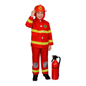 Red Fire Fighter Child Costume