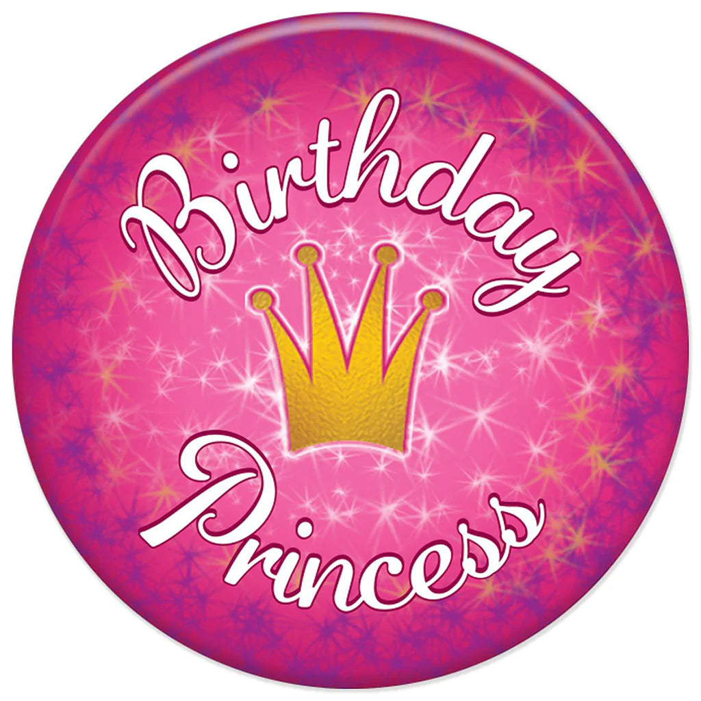 Birthday Princess Button