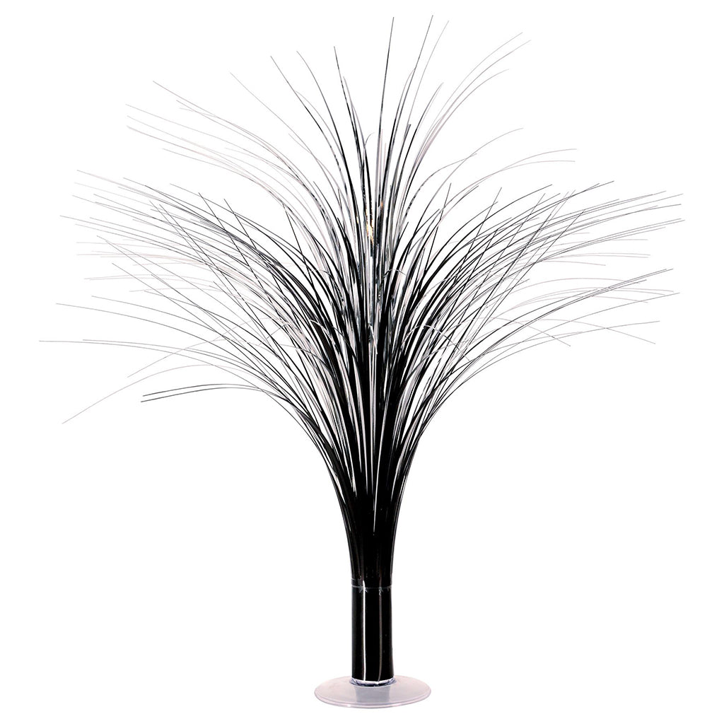 Metallic Spray Centerpiece Black Gold, 19in