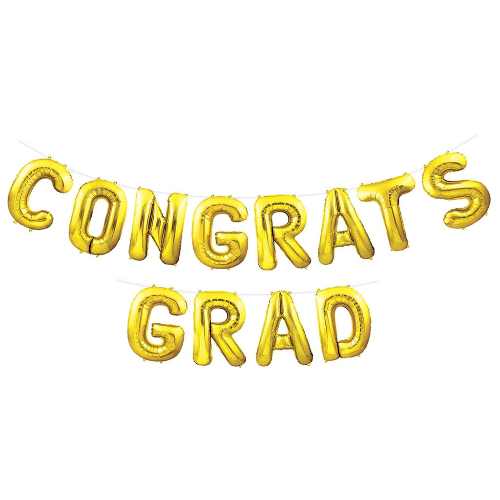 Congrats Grad Balloon Streamer