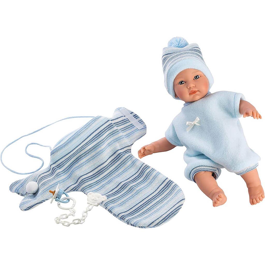 Llorens Liam Soft Body Crying Baby, 11.8in