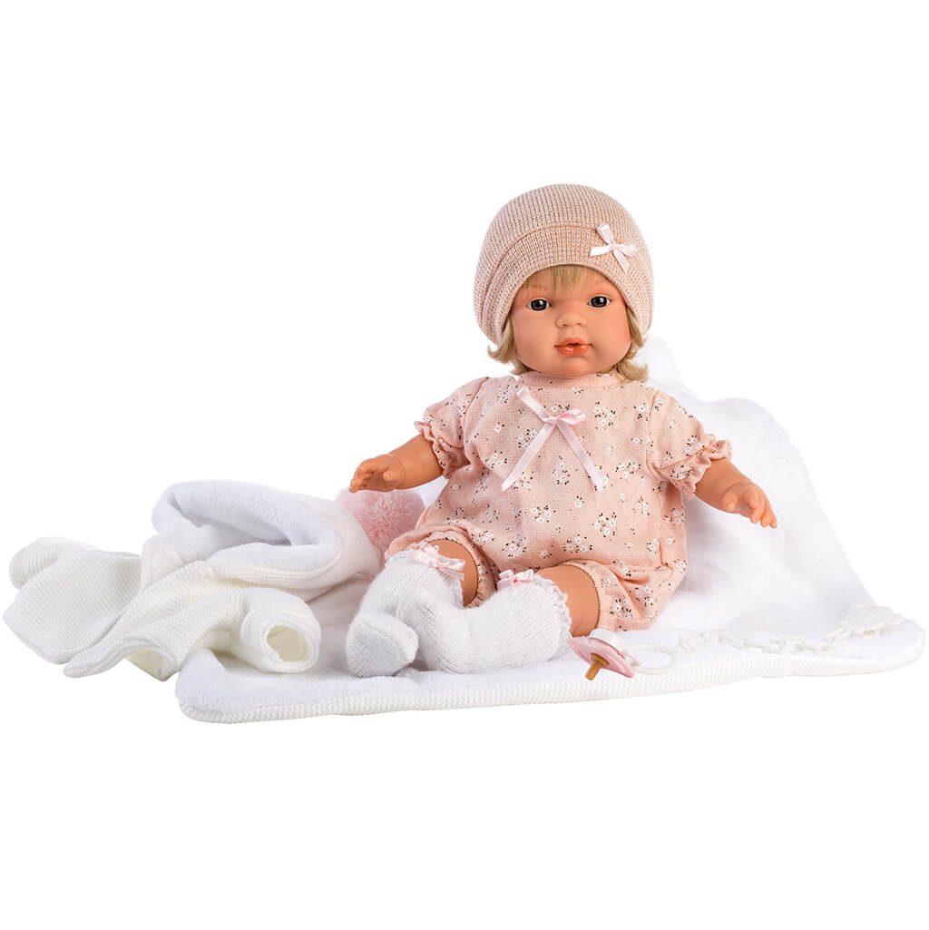 Llorens Mandy Soft Body Crying Baby, 15in