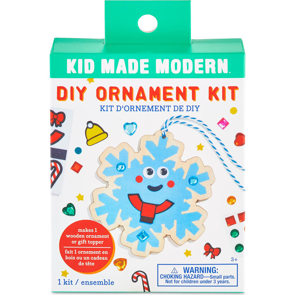 Kid Made Modern Diy Ornament Kit, Snow