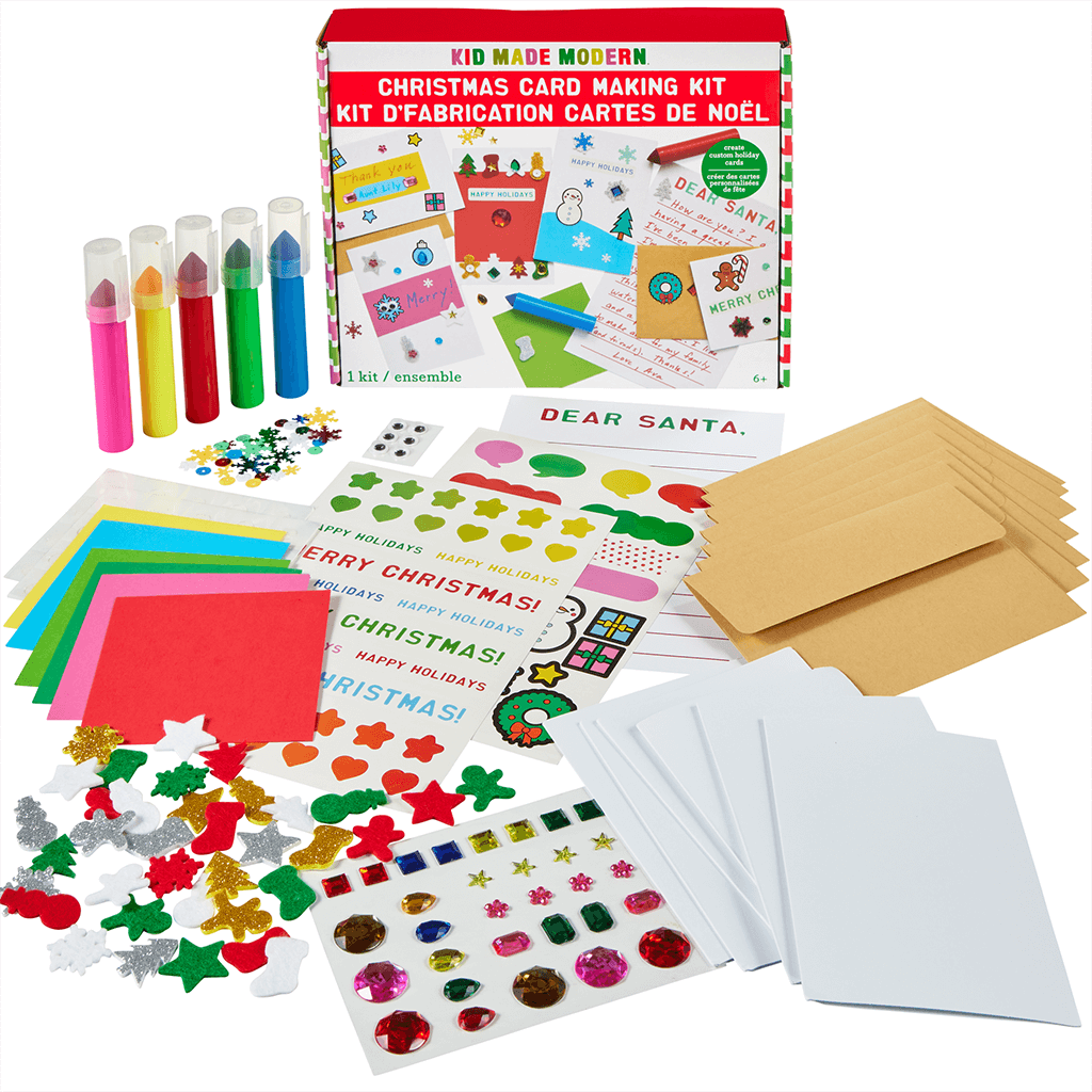 Kid Made Modern Christmas Card Making Kit