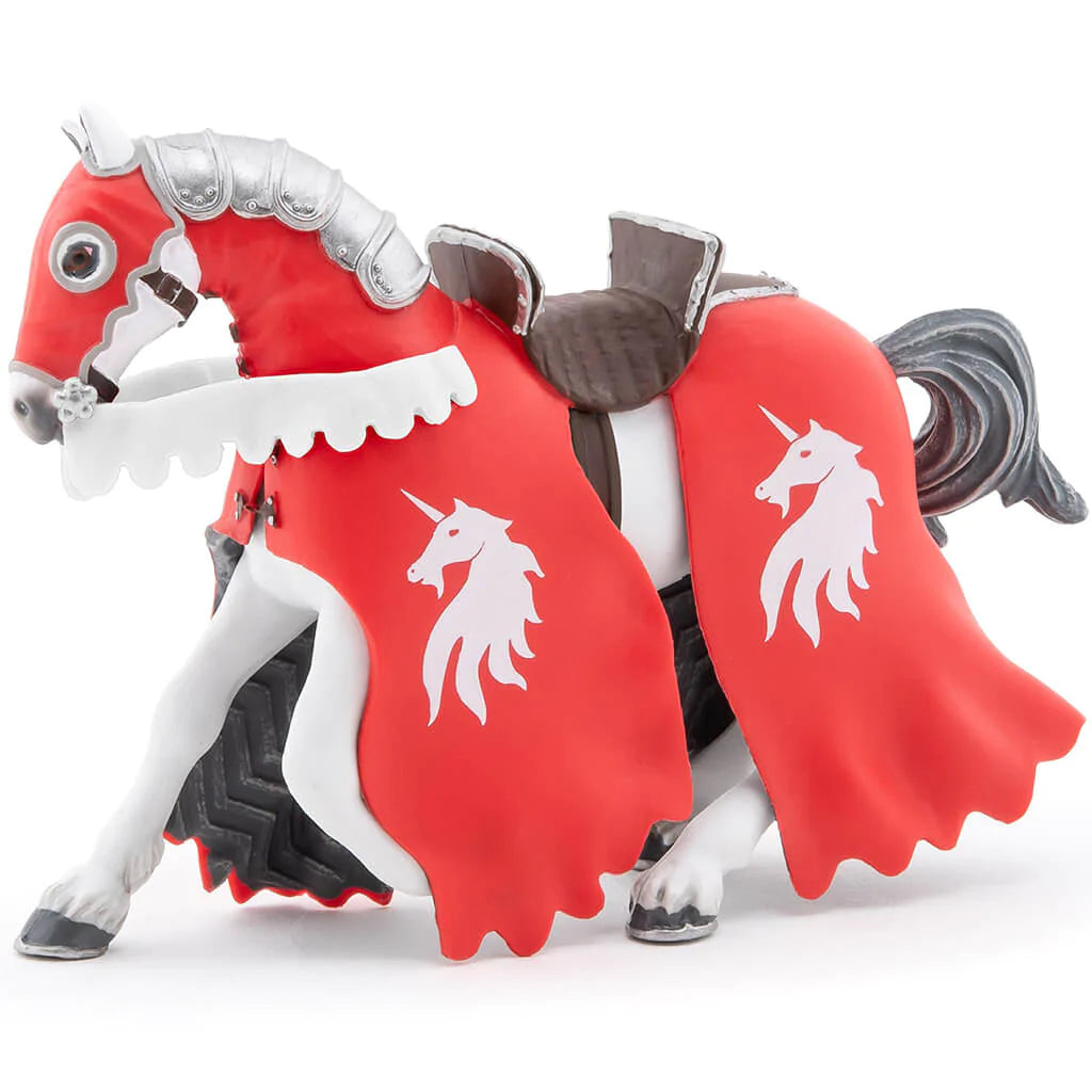 Papo Horse Of Unicorn Knight W/Spear