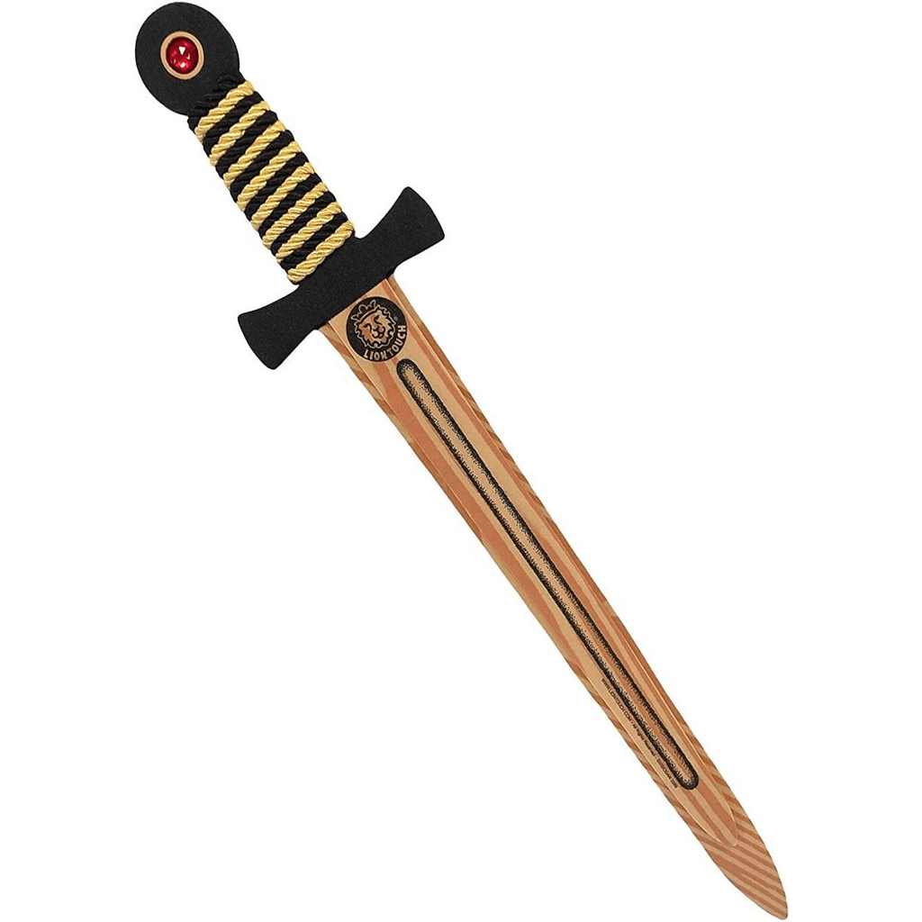 Liontouch Woodylion Sword, Black &amp; Gold