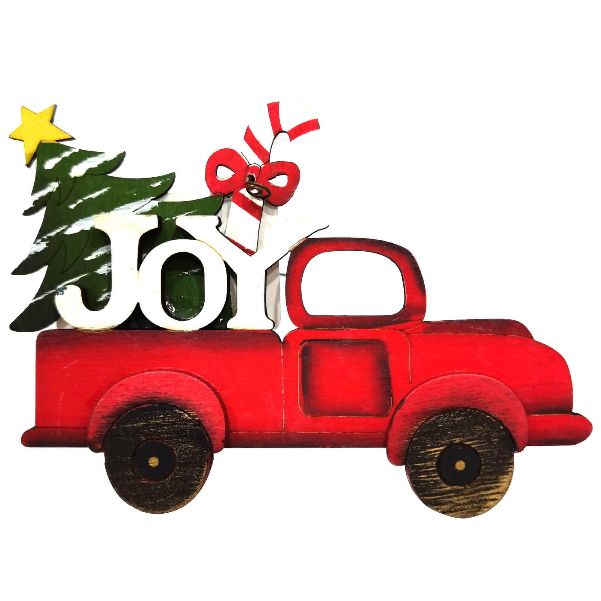 Plywood Truck Ornament