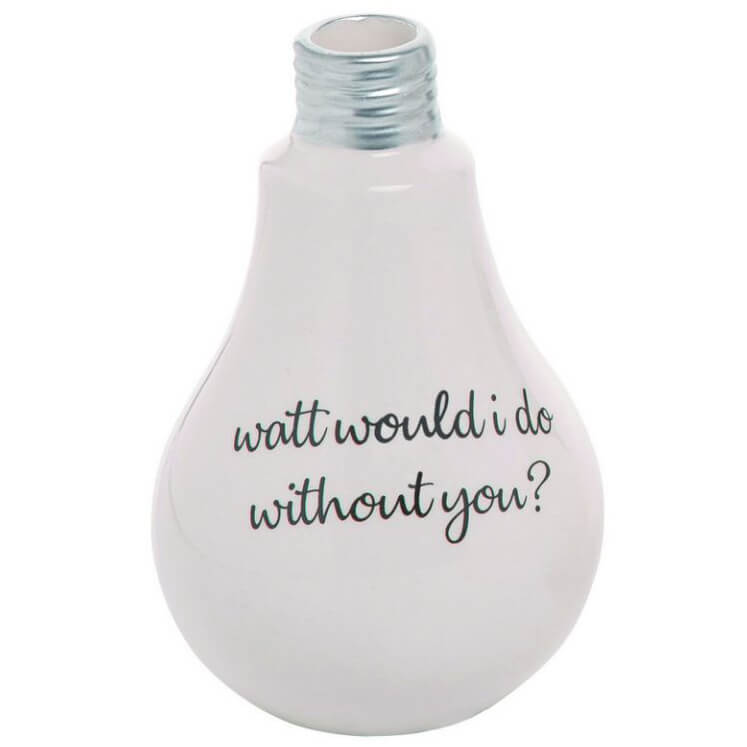 Dolomite Light Bulb Vase Would I do