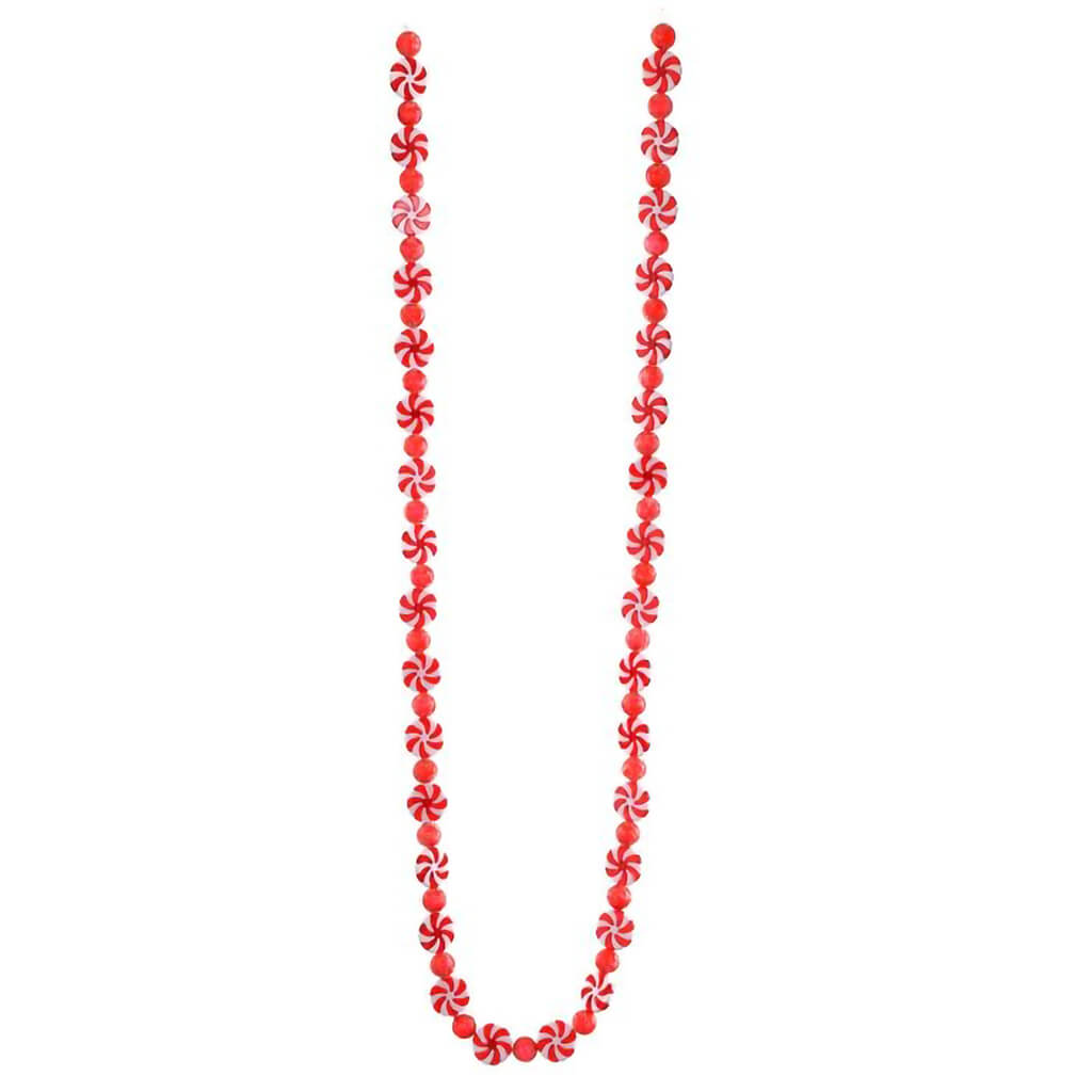 Peppermint /Ball Garland, 72in