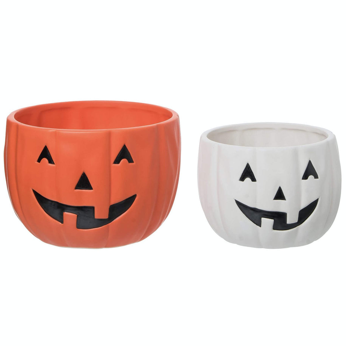Dol Jack-O-Lantern Bowls Set of 2