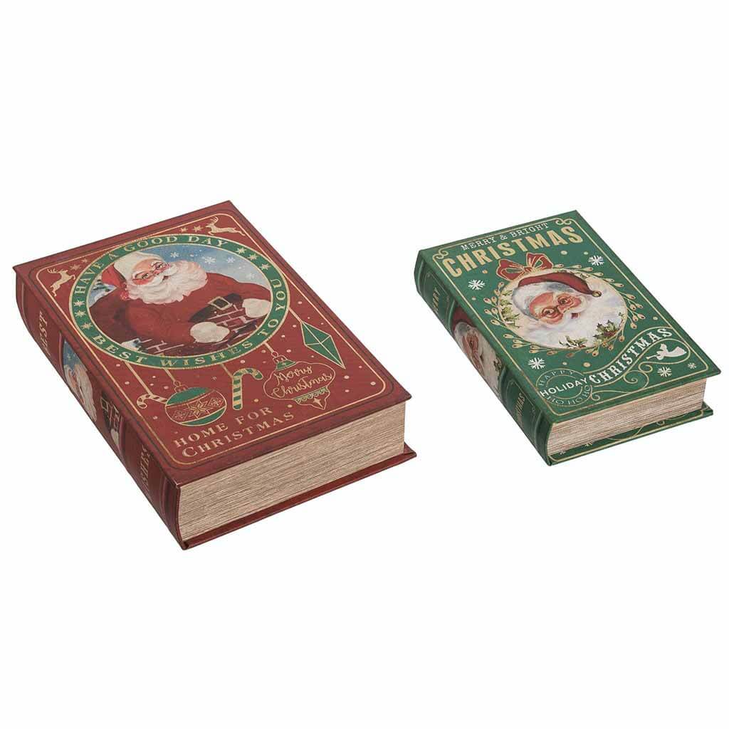 MDF Christmas Books Set of 2