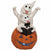 Resin Light Up Ghostly Pumpkin with Candy