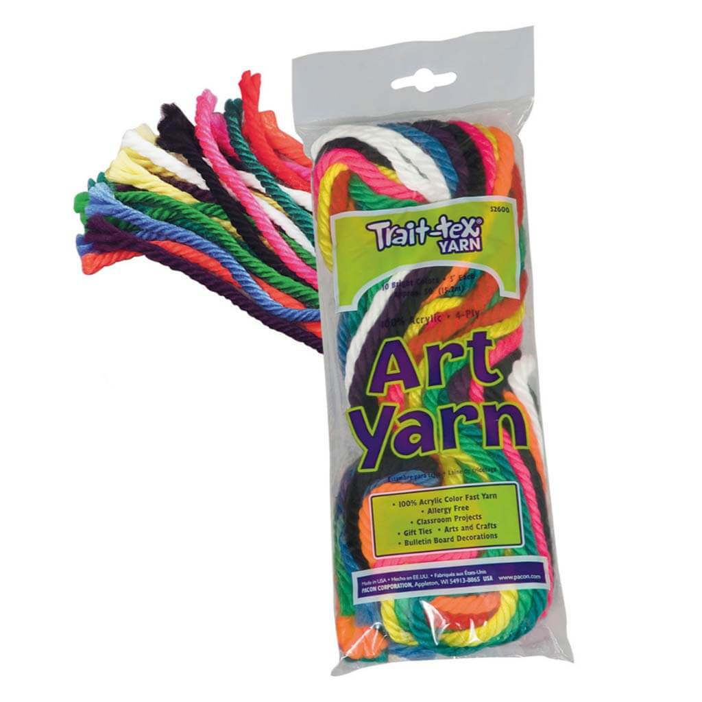 Art Yarn Bright Colors 10 Strands