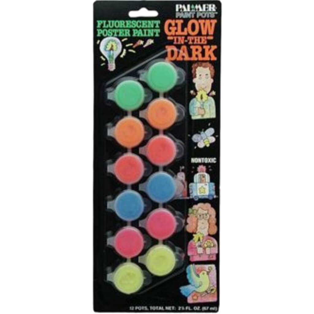 Glow In The Dark Poster Paint Fluorescent