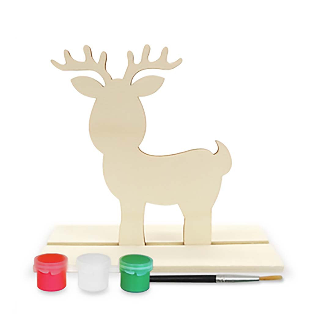 DIY Wood Stand Ups with 3 Paint, Santa