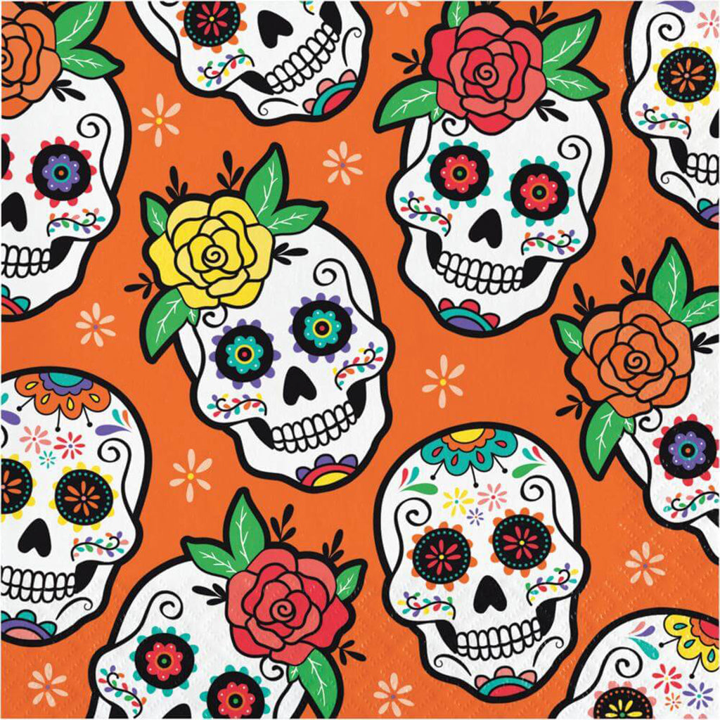 Dia De Muertos Lunch Napkin 16ct 2Ply