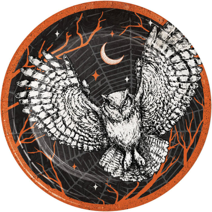 Spooky Symbols Dessert Plates 7in, 8ct
