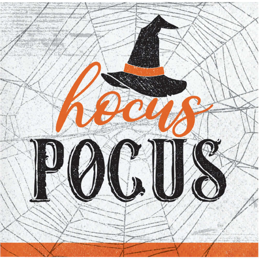 Wicked Webs Hocus Pocus Beverage Napkin 16ct 2Ply