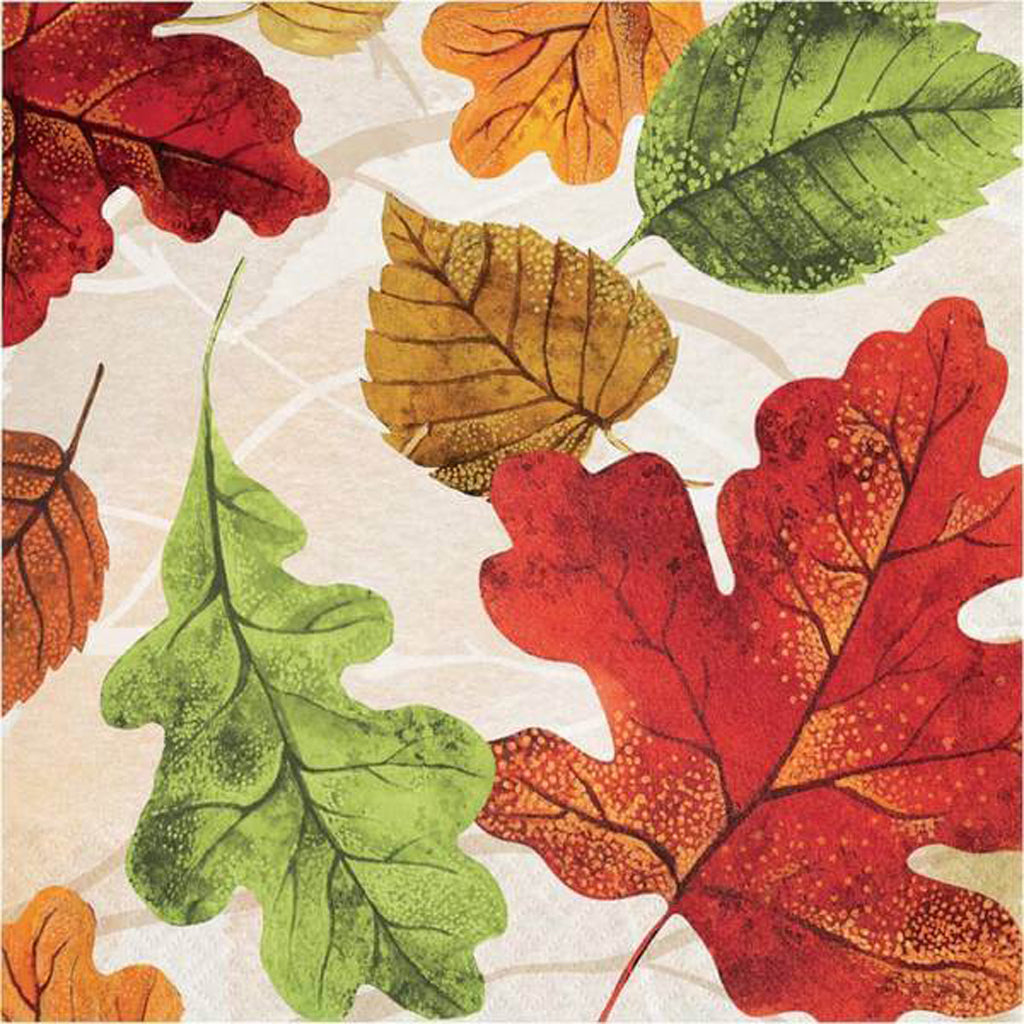 Luxe Leaves Lunch Napkin 16ct, 2ply