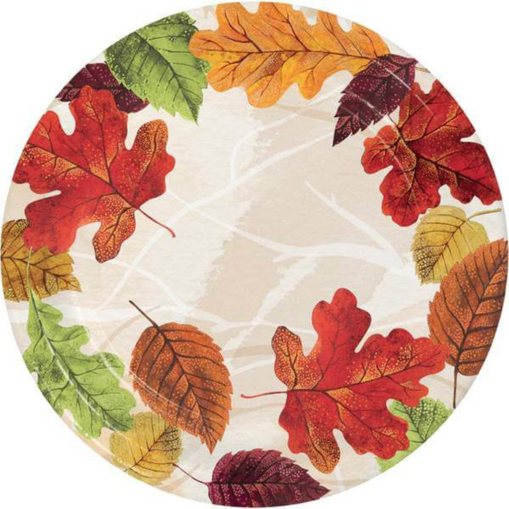 Luxe Leaves  Dessert  Plates 8ct, 7in