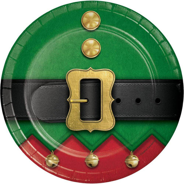 Santa's Suit  Dessert Plates 8ct, 7in
