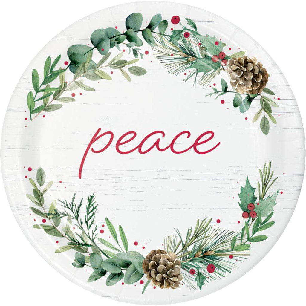 Joyful Greetings  Dessert Plates 8ct, 7in