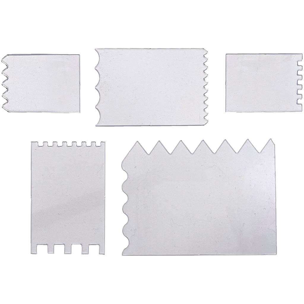 DecoArt WaxEffects Clear Texture Cards 25pcs