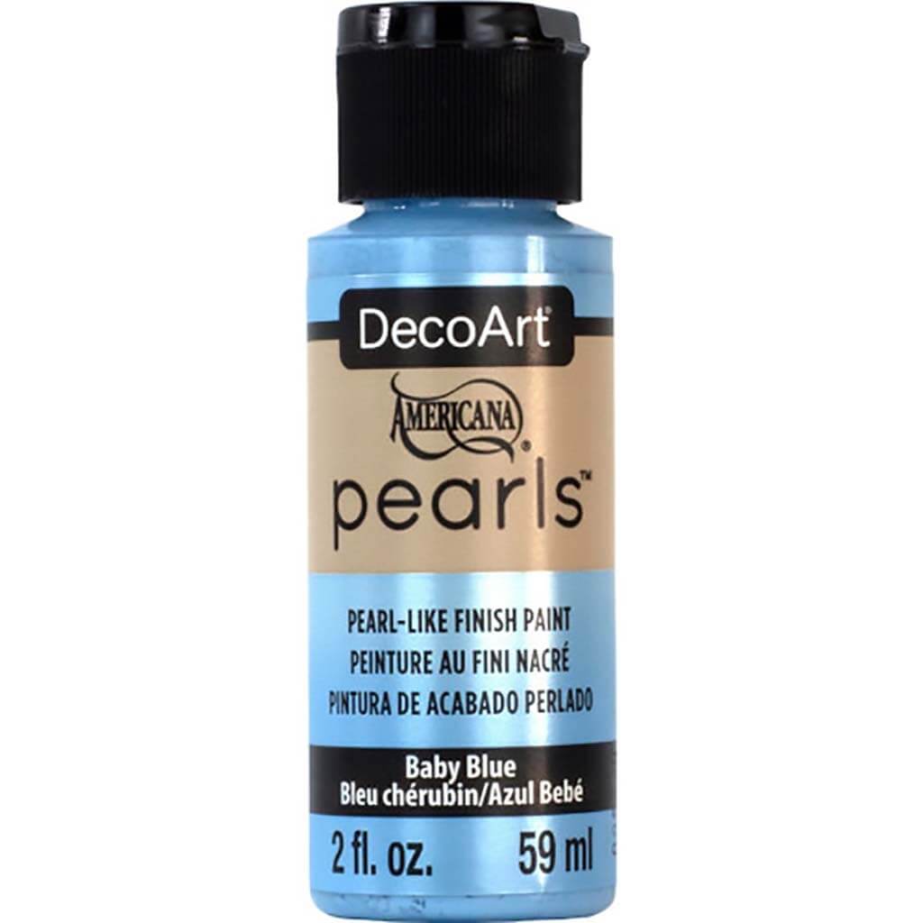 Americana Pearls Paint 2oz Baby Blue