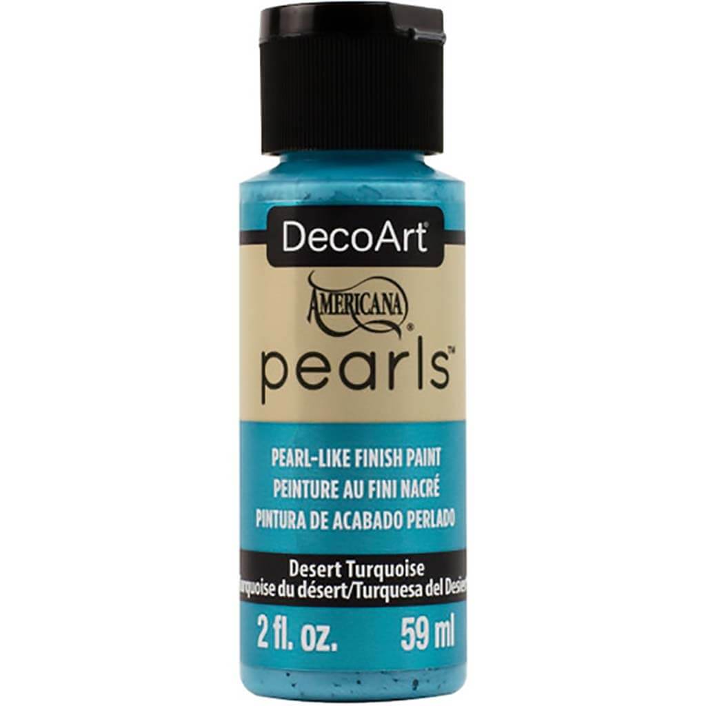 Americana Pearls Paint 2oz Desert Turquoise