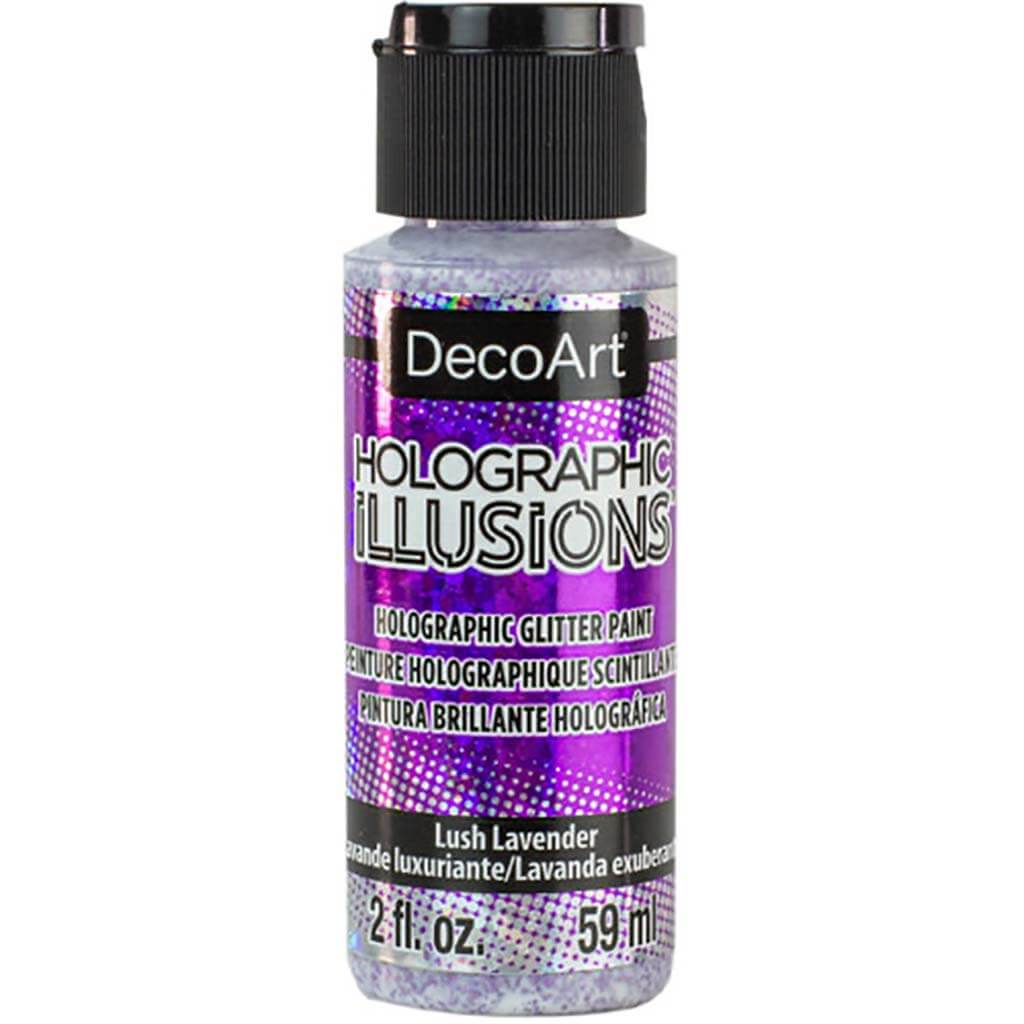 DecoArt Holographic Illusions Paint 2oz Lush Lavender